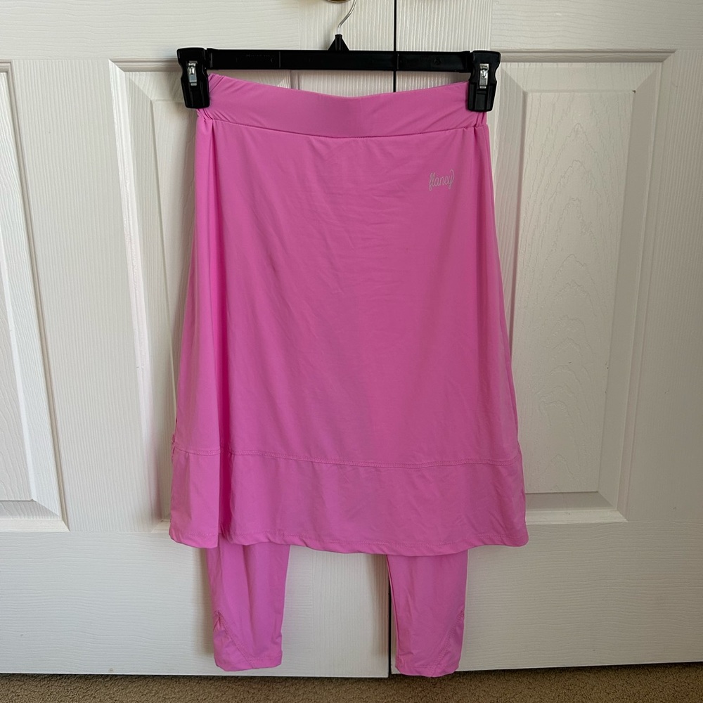 Pink athletic skirt